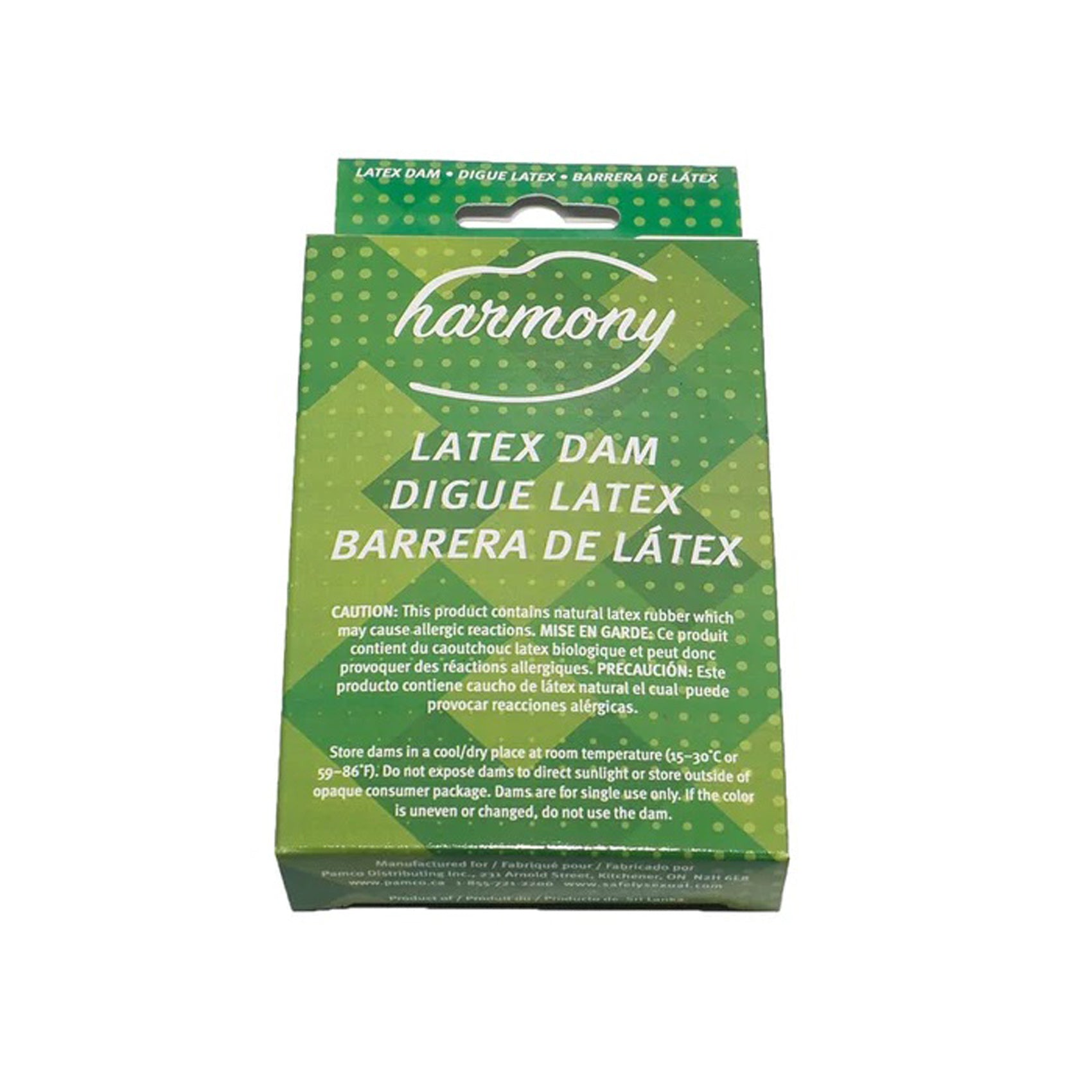 "Harmony Latex Dam 6 Count PMHA-202R"