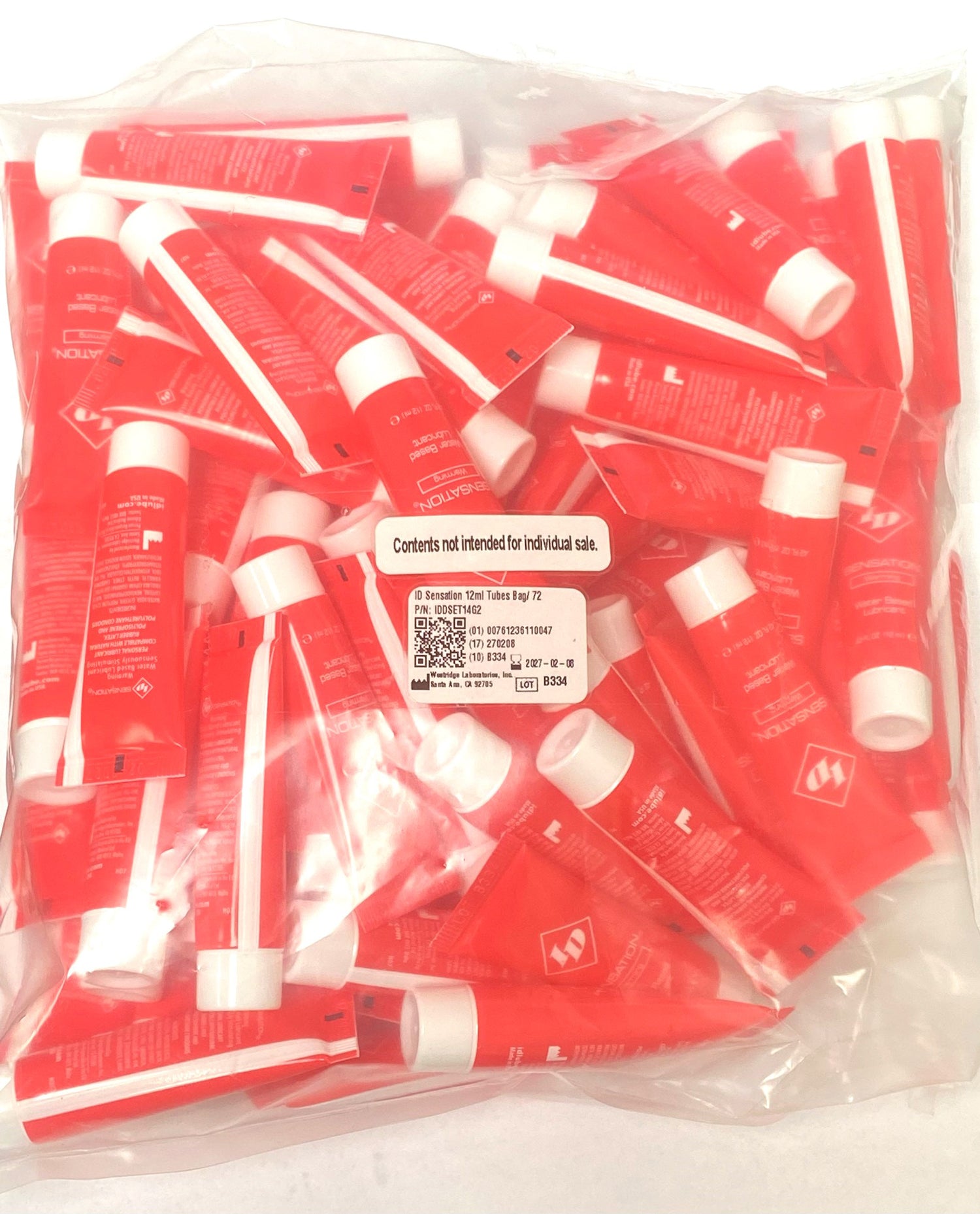 "ID Sensation 12 ml Tubes - Bag of 72 IDDSET14G2"