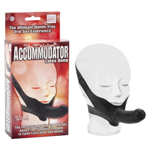 "The Original Accomodator Latex Dong - Black SE1514033"