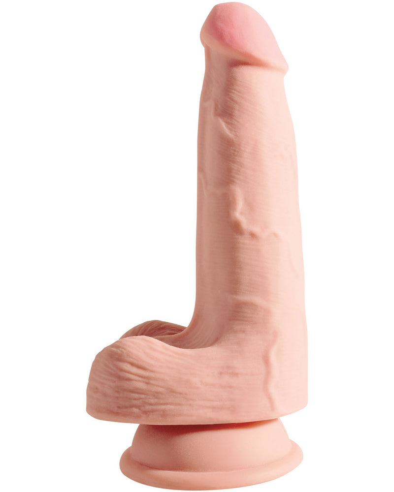 "King Cock Plus Triple Density 5 Inch Cock With Balls - Flesh PD5726-21"