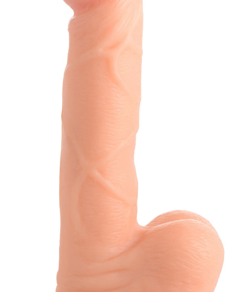 Pop Pecker 6.5 Inch Dildo With Balls - Light