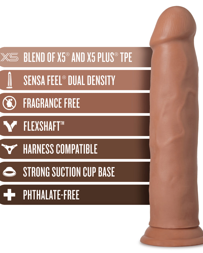 "Au Naturel - Carlos - 9 Inch Dong - Mocha Mocha BL-26917"