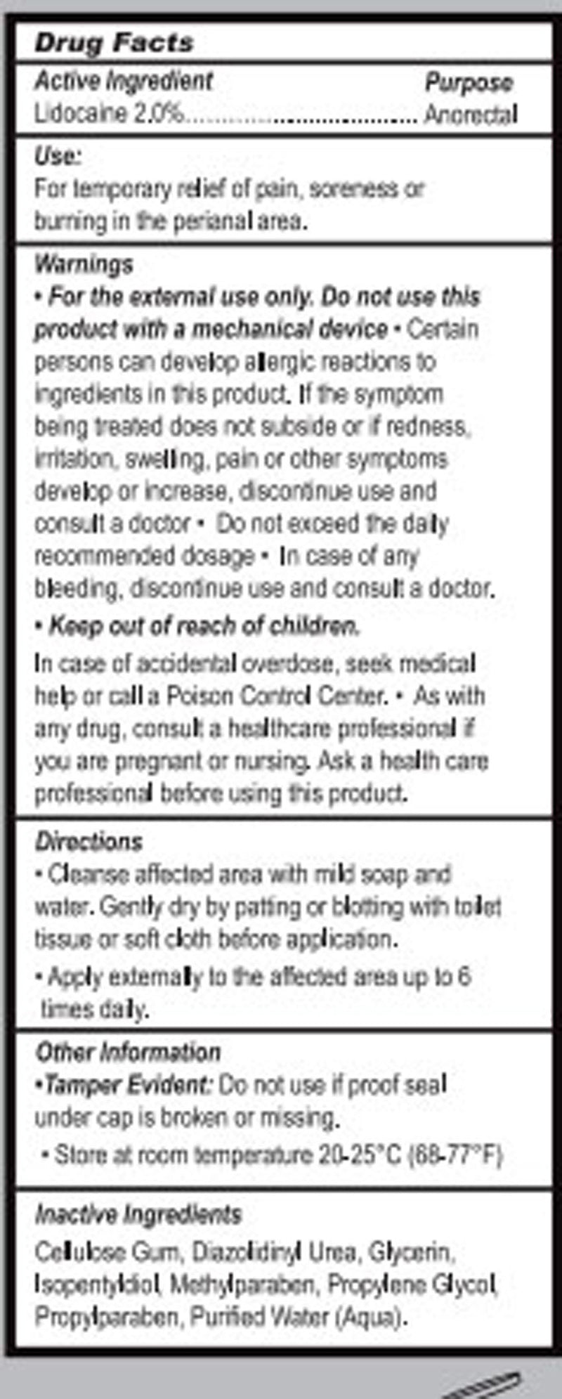 "Passion Anal Desensitizing Lubricant With Lidocaine - 8.5 Fl. Oz. PL-AD212"