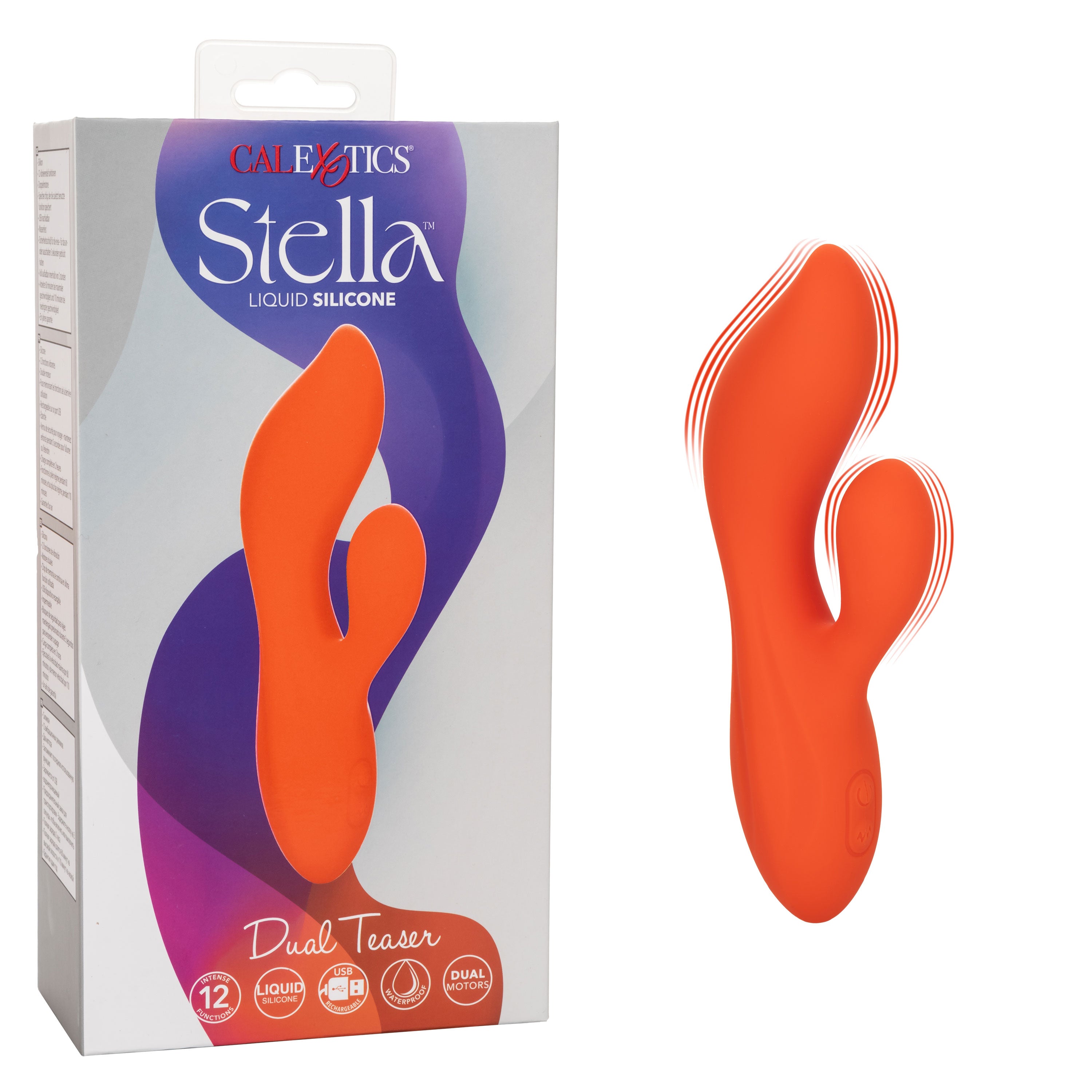 "Stella Liquid Silicone Dual Teaser - Orange SE4368303"