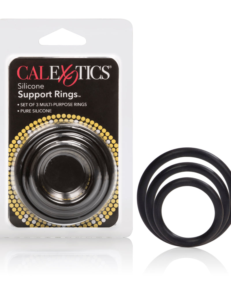 Silicone Support Rings - Black