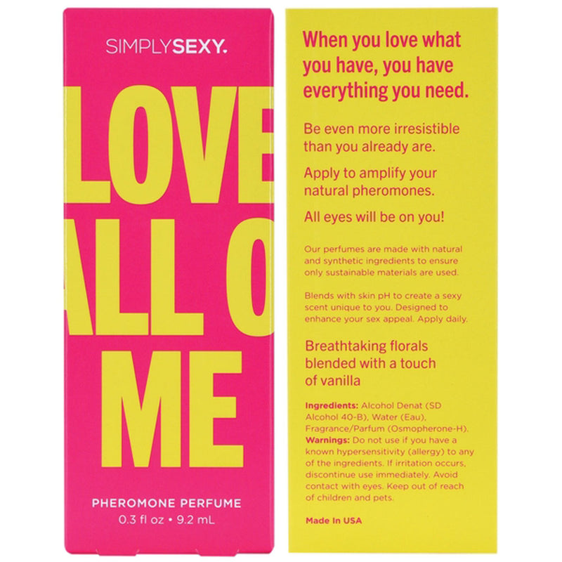 "Simply Sexy Pheromone Perfume Love All of Me 0.3 Oz SSY2503-00"