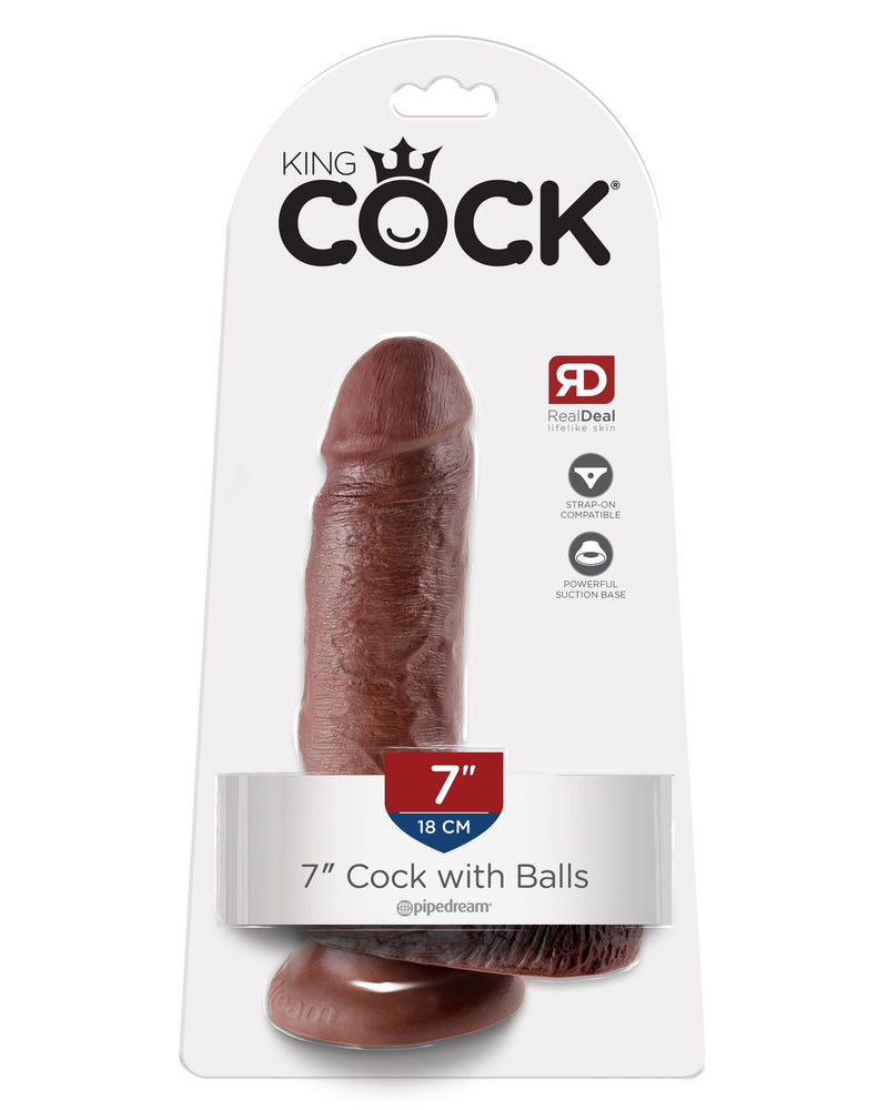 King Cock 7-Inch Cock Brown