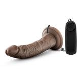 Dr. Skin - Dr. Dave - 7 Inch Vibrating Cock With Suction Cup - Chocolate