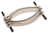 Pussy Tugger Adjustable Pussy Clamp With Leash - Silver