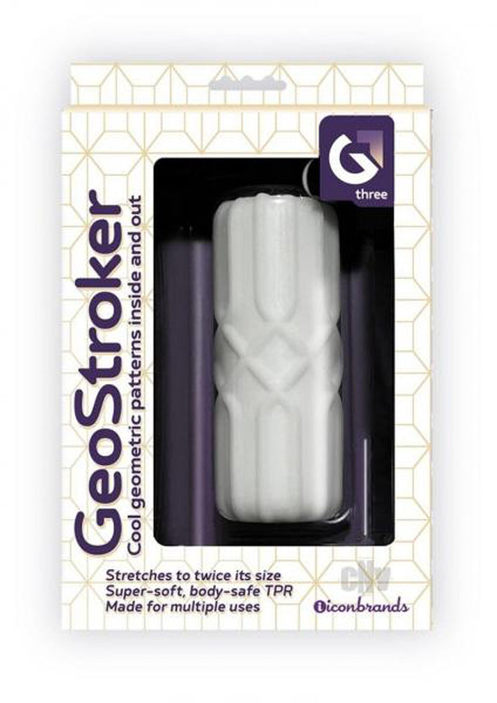 "Geostroker 3 Stroker - White IC3106"