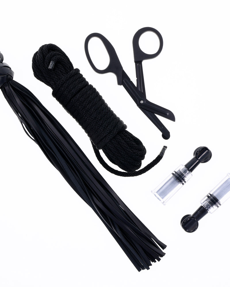 "Tied and Twisted Bondage Kit - Black SS32406"