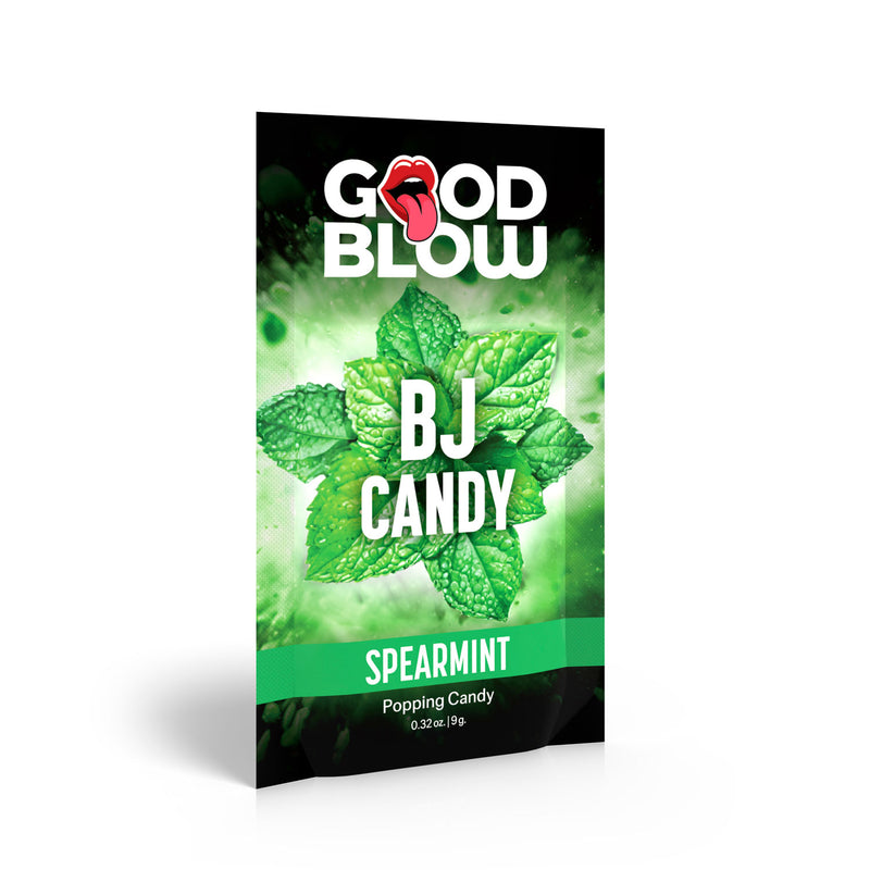 Caramelo para sexo oral Candy Popping - Menta verde