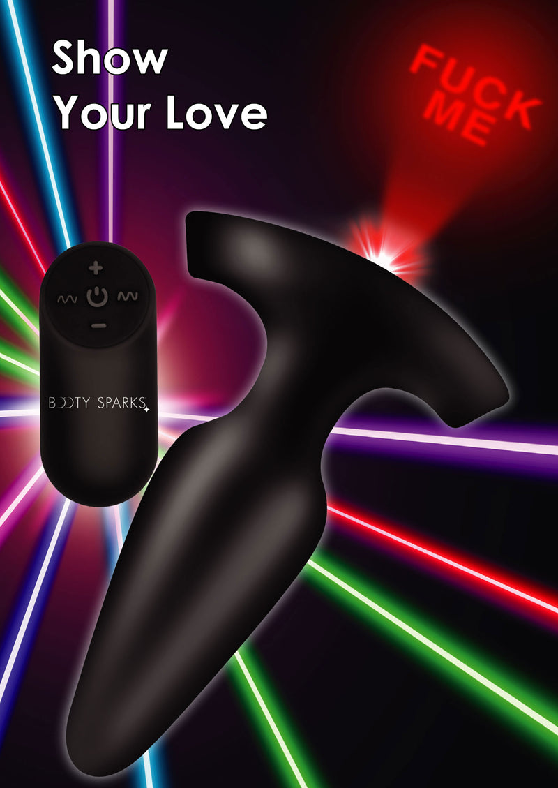 "Laser Fuck Me Anal Plug with Remote Control - Small BTYS-AG805-SML"