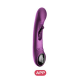 "Tempo App-Controlled Tapping G-Spot Vibrator - Purple H-VS-57-985PU"