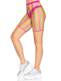 Ombre Rainbow Biker Shorts - One Size - Rainbow