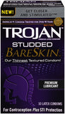 "Trojan Studded Bareskin - 10 Pack PM22889"