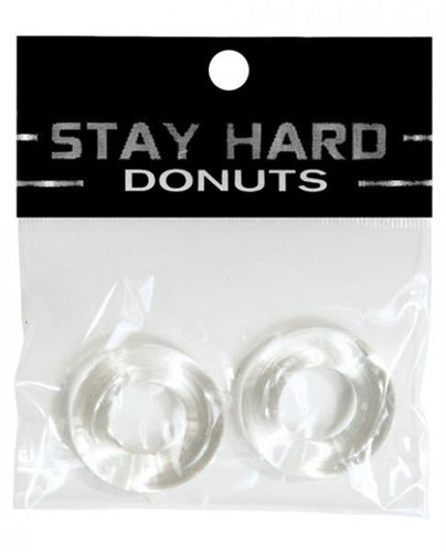 "Stay Hard Donuts - 2 Pack - Clear SI-95004"