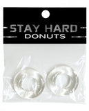 "Stay Hard Donuts - 2 Pack - Clear SI-95004"