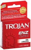 Trojan Enz Non-Lubricated Condoms - 3 Pack