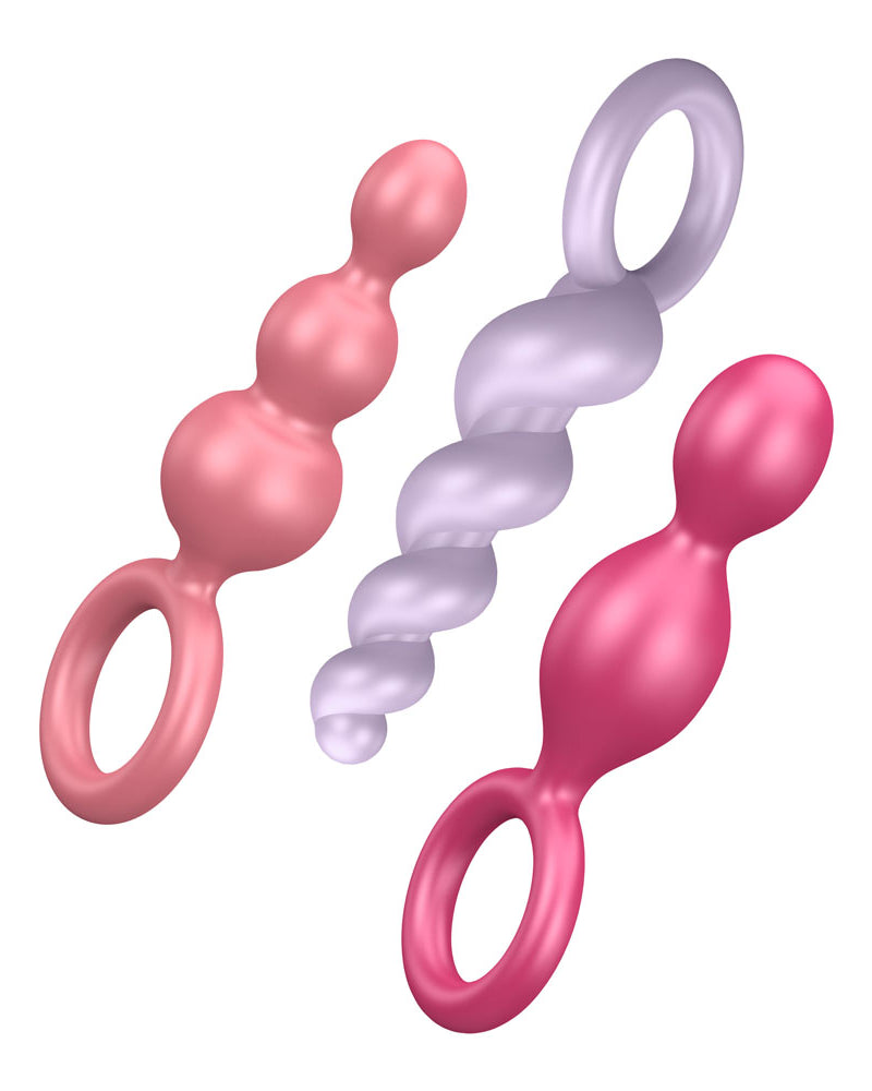 Satisfyer Booty Call 3 Piece Set - Multi Colored