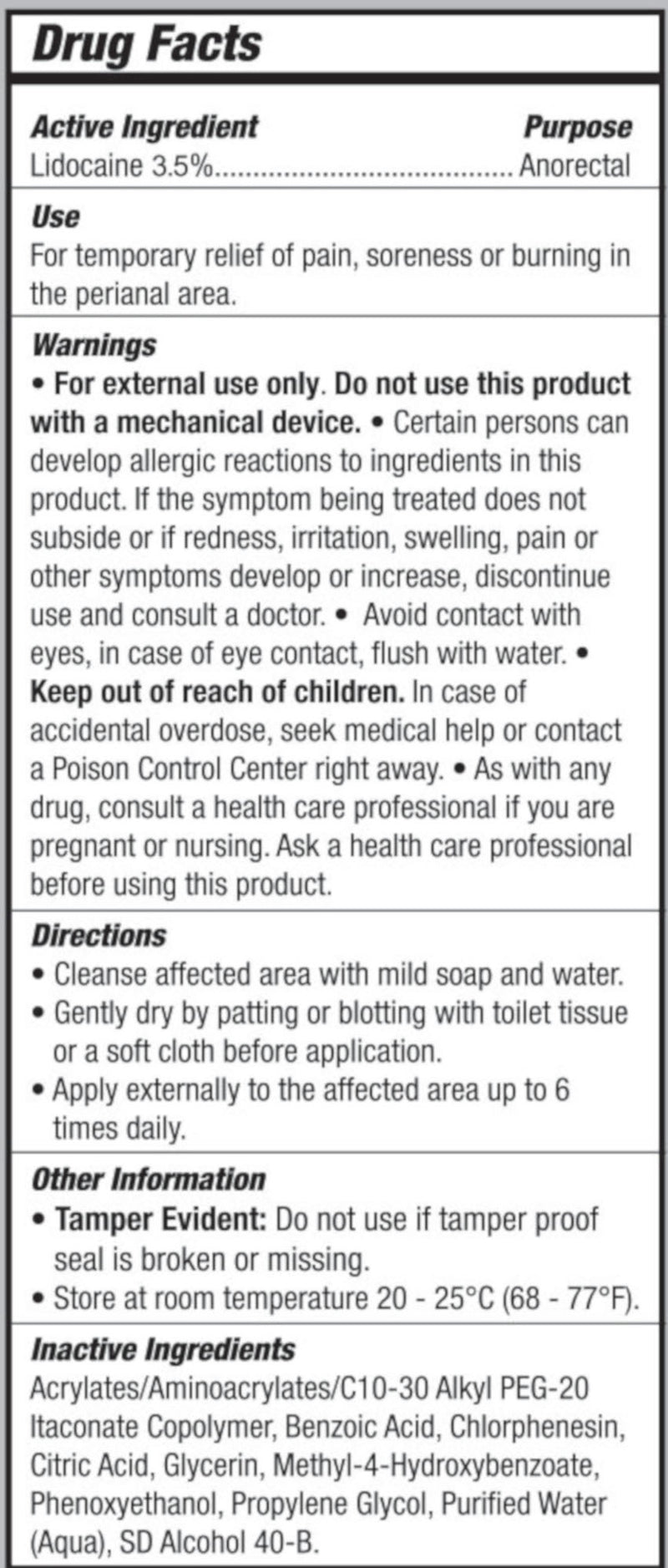 "Passion Extra Strength Anal Desensitizing Spray Gel - 4.4 Oz. PL-AD245"