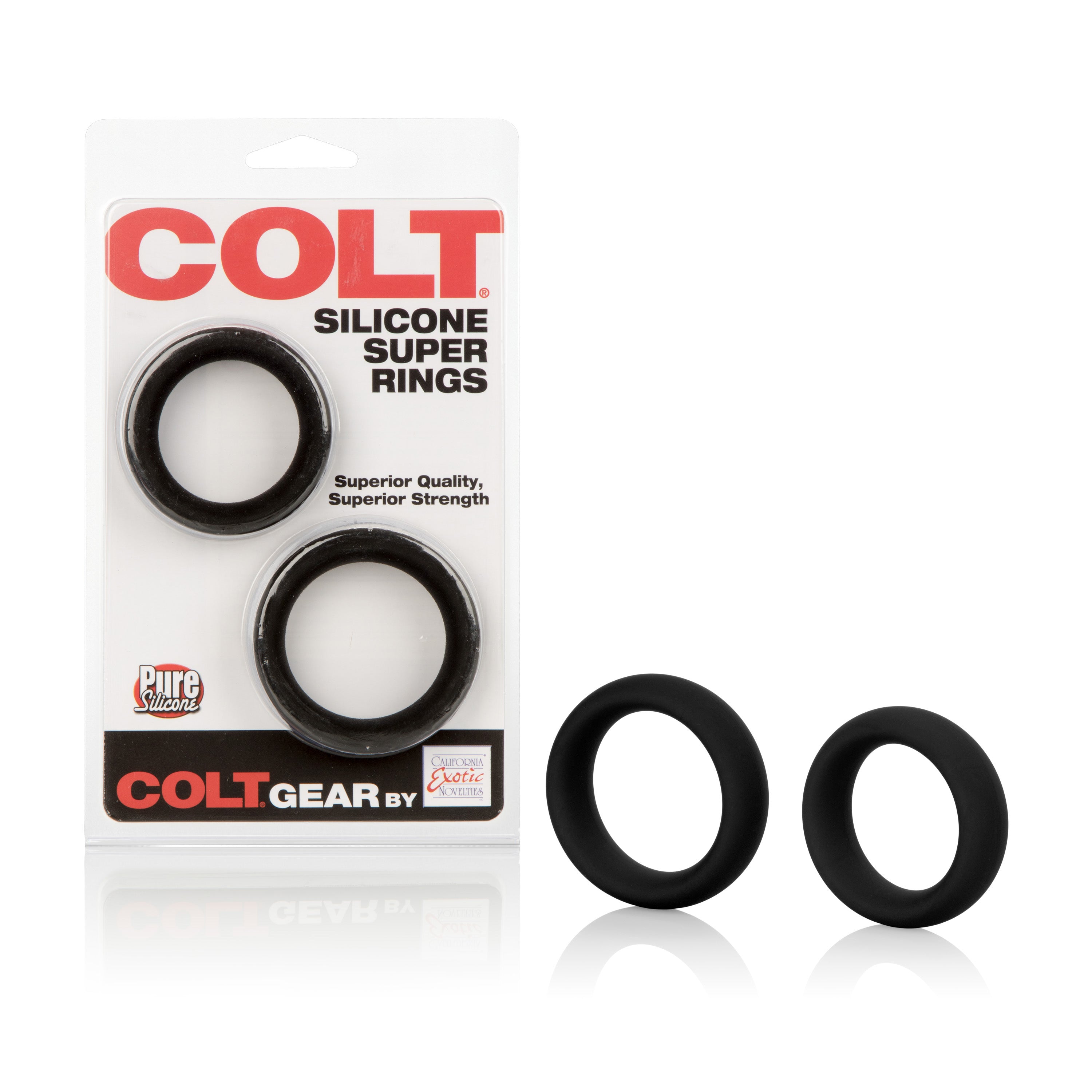 Colt Silicone Super Rings - Black