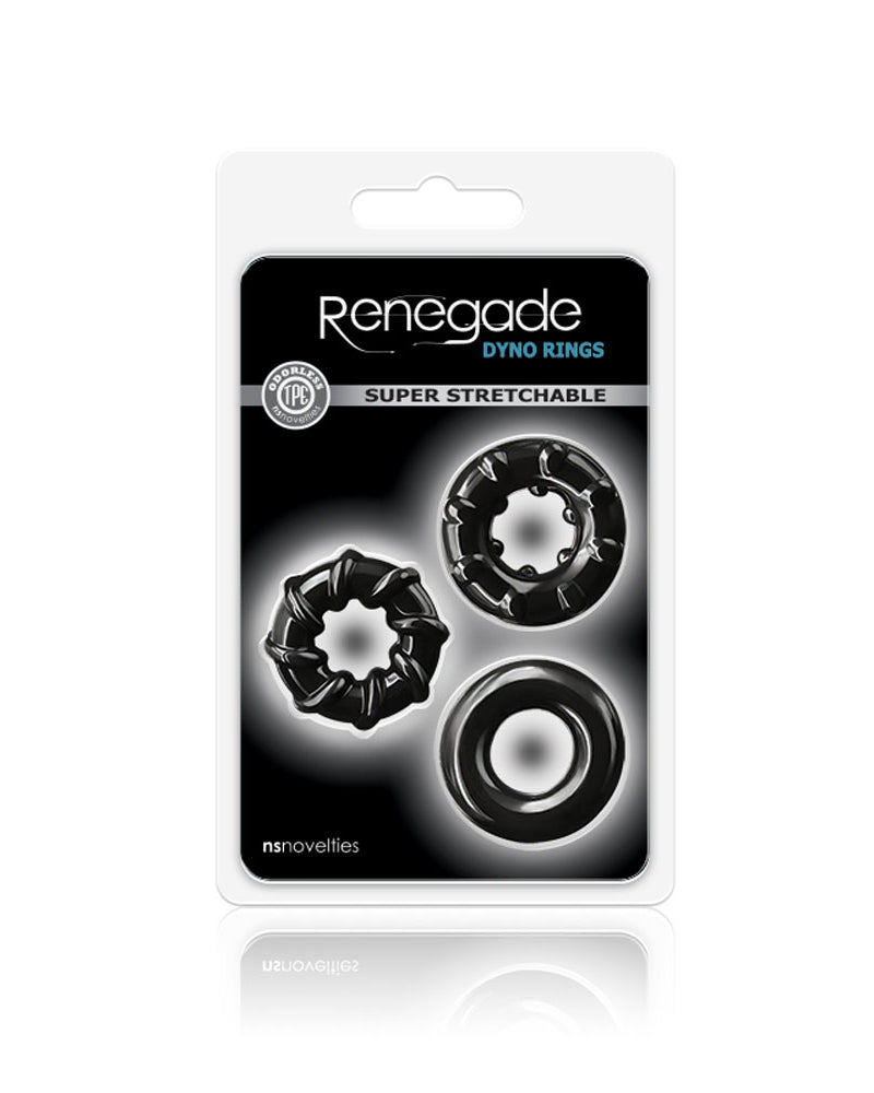 "Renegade - Dyno Rings - Black NSN-1111-33"