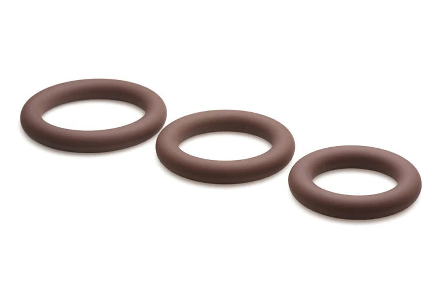 Jock Silicone Cock Ring Set in - Dark