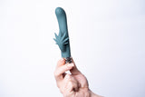 Kusha 420 Series Crystal Gems G-Spot Vibrator - Green