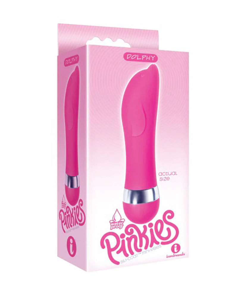 "Pinkies Silicoat Mini-Vibe Dolphy - Pink IC2620"