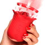 Lily Lover Sucking and Vibrating Clitoral Stimulator- Red