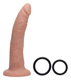 "Charmed 7.5 Inch Silicone Dildo With Harness SU-AG425"