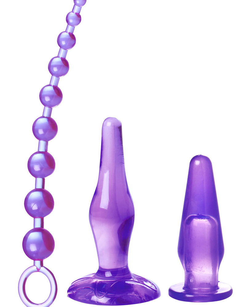 Amethyst Adventure 3 Pieces Anal Toy Kit