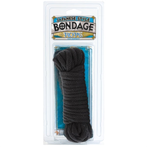 "Bondage Rope - Cotton - Japanese Style - Black DJ2100-03"