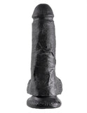 "King Cock 8-Inch Cock With Balls - Black PD5507-23"