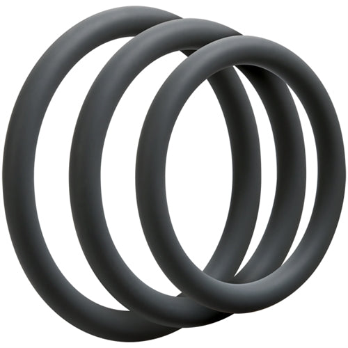 "Optimale 3 Ring Set - Thin - Slate DJ0690-02"