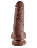 "King Cock 8-Inch Cock With Balls - Brown PD5507-29"