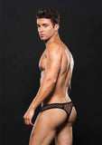 Envy Modern Fishnet Thong - Large/xlarge - Black