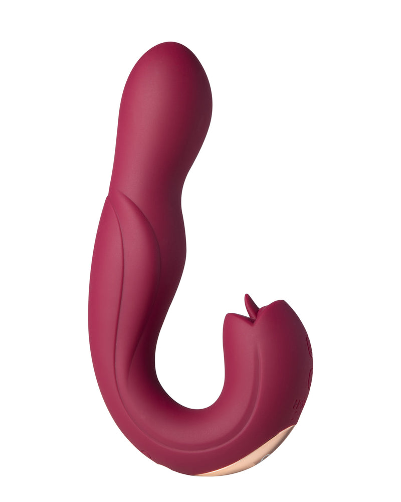 Joi Pro - Remote Control G-Spot and Clit Stimulator - Maroon