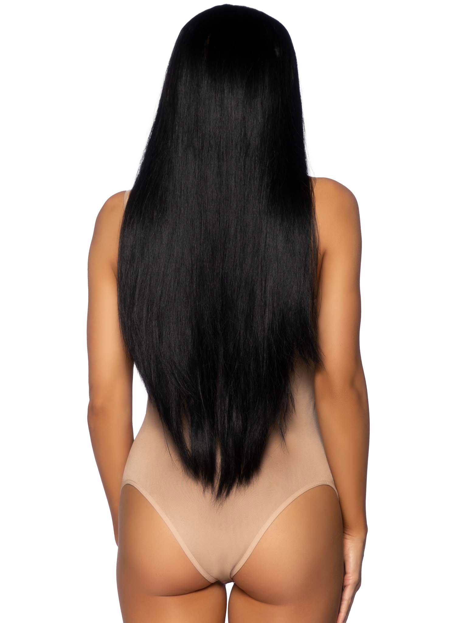 "33 Inch Long Straight Wig - Black LA-A2864BLK"