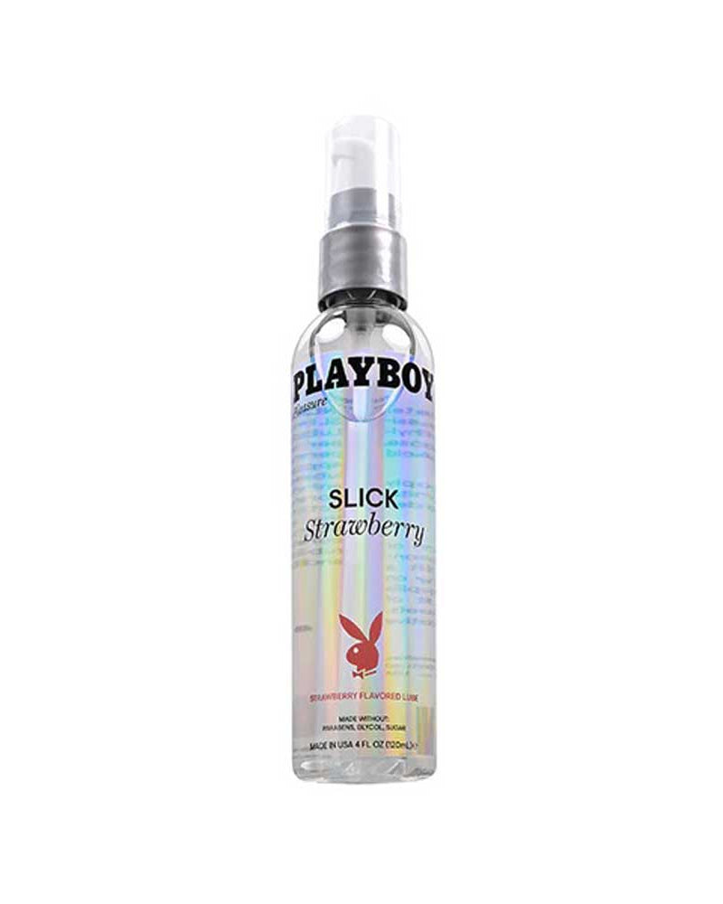 "Playboy Pleasure Slick Strawberry Flavored Lubricant 4 Oz PB-LQ-2932-2"