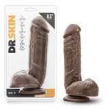 Dr. Skin - Mr. D - 8.5 Inch Dildo - Chocolate