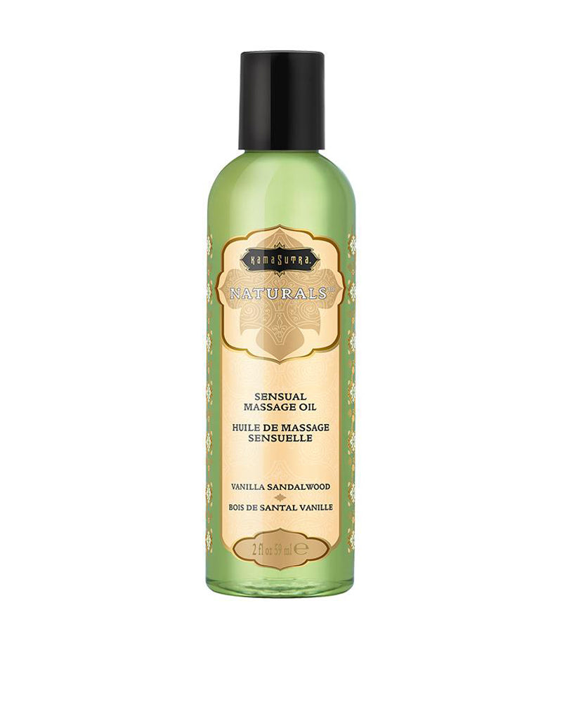 "Naturals Massage Oil - Vanilla Sandalwood - 2 Fl Oz (59 ml) KS10284"