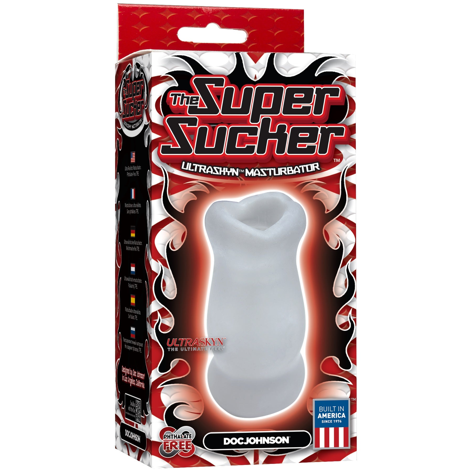 "The Super Sucker Ultraskyn Masturbator - Clear DJ0684-10"