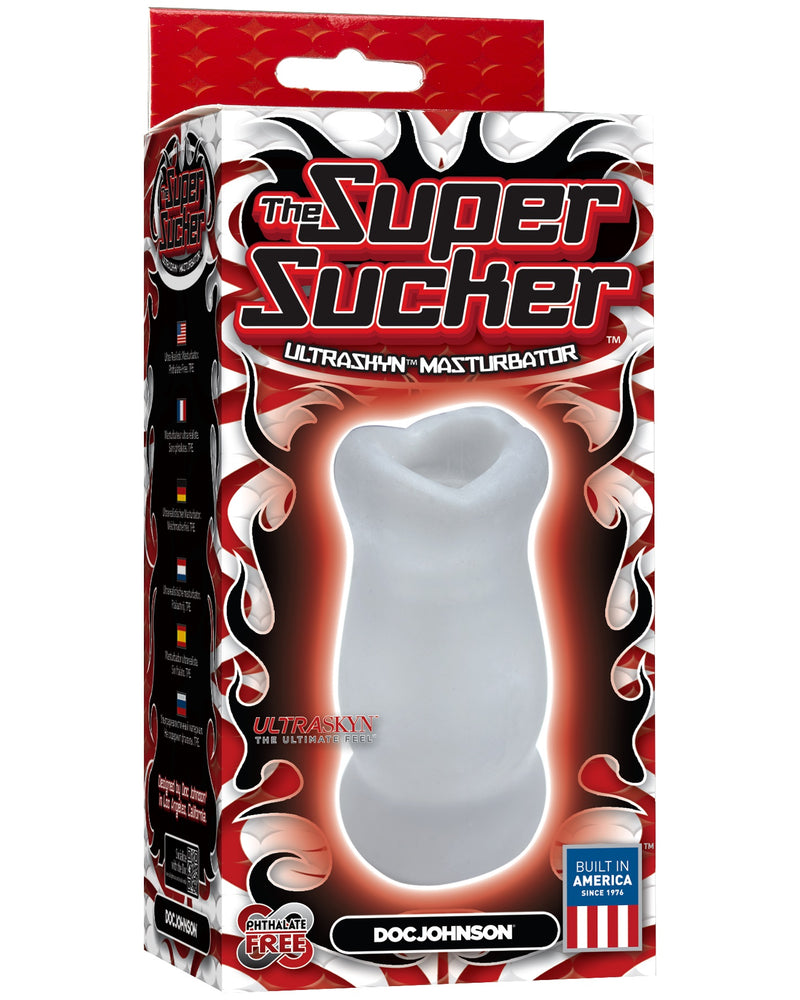 "The Super Sucker Ultraskyn Masturbator - Clear DJ0684-10"