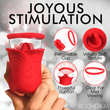 "Lily Lover Sucking and Vibrating Clitoral Stimulator- Red INM-AH231"