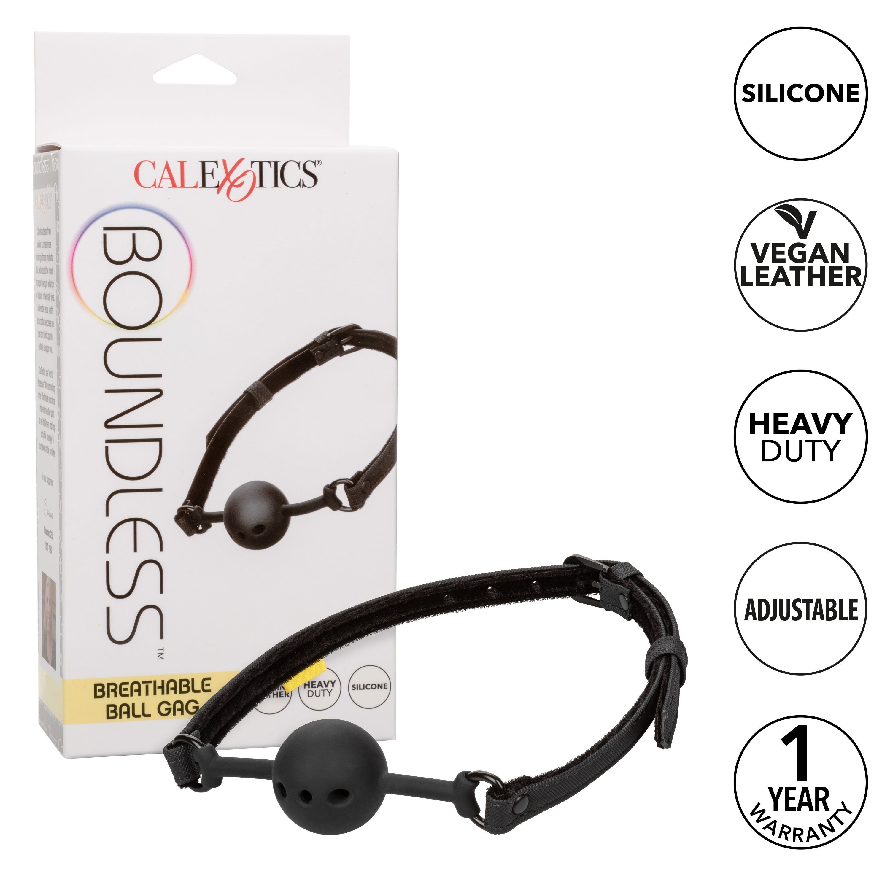 "Boundless Breathable Ball Gag - Black SE2702183"