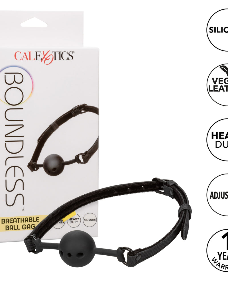 "Boundless Breathable Ball Gag - Black SE2702183"