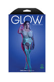 "Timelapse Bodystocking - Queen - White/blue FL-GL2135-QS-B"