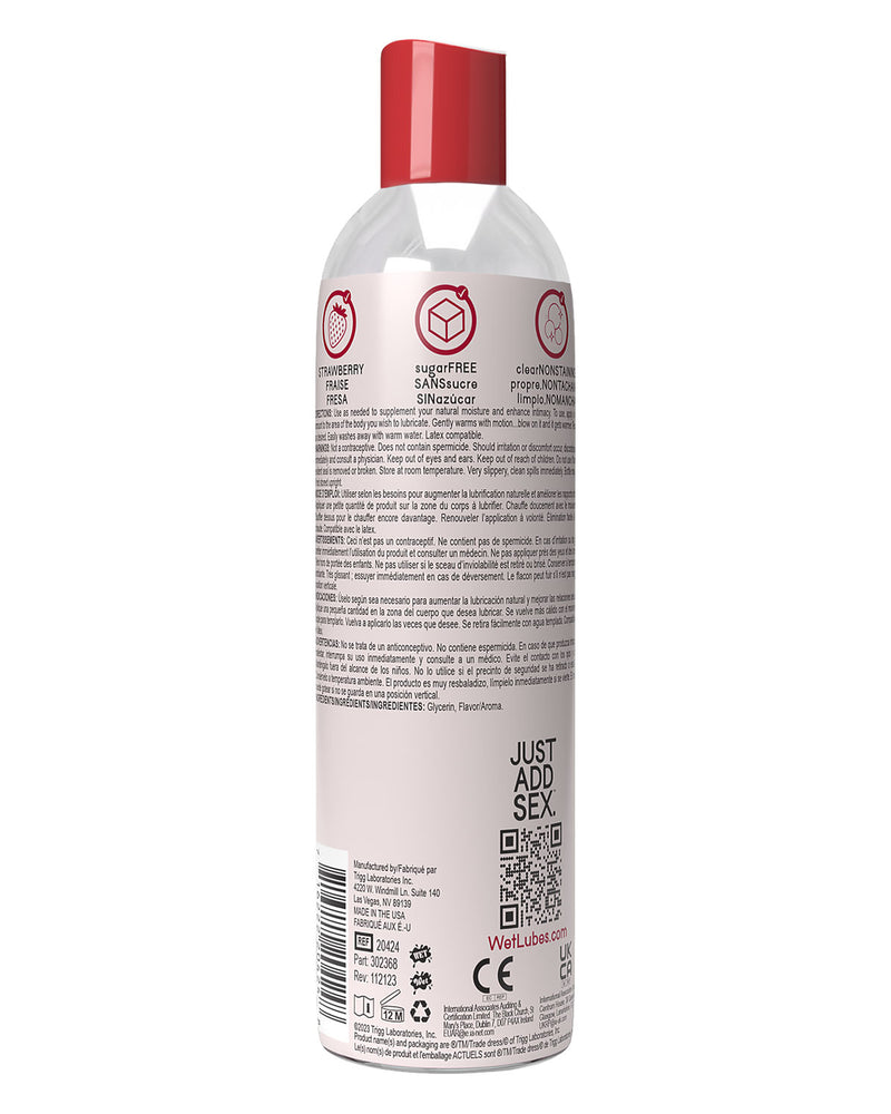 "Wet Warming Fun Flavors - Strawberry - 4 in 1 Lubricant 4 Oz WT20424"